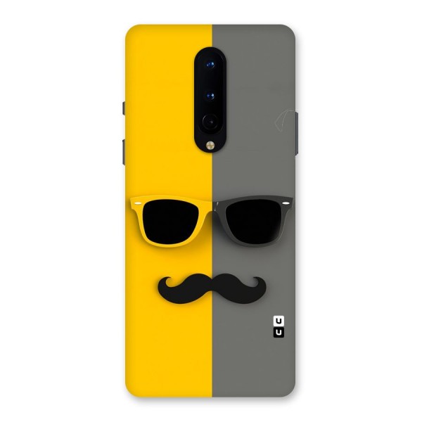 Sunglasses and Moustache Back Case for OnePlus 8