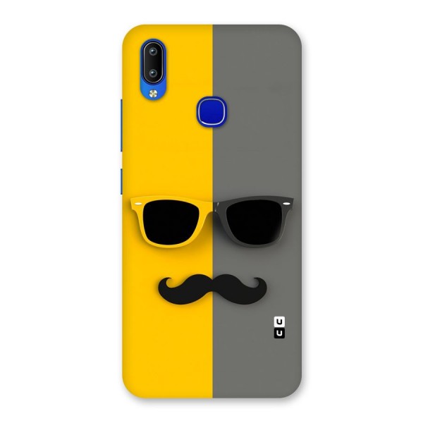 Sunglasses and Moustache Back Case for Vivo Y91