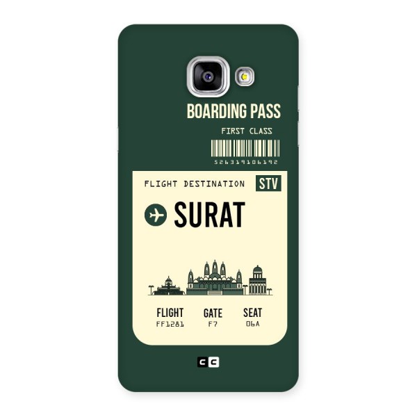 Surat Boarding Pass Back Case for Galaxy A5 2016