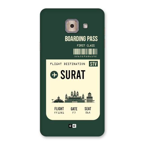 Surat Boarding Pass Back Case for Galaxy J7 Max