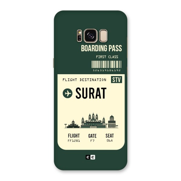 Surat Boarding Pass Back Case for Galaxy S8 Plus