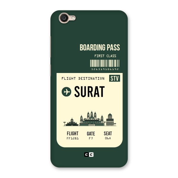 Surat Boarding Pass Back Case for Vivo Y55s