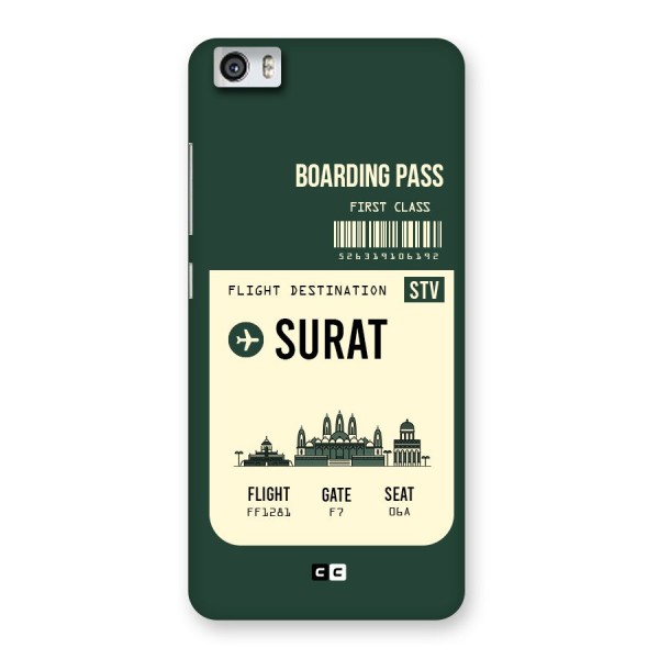 Surat Boarding Pass Back Case for Xiaomi Redmi Mi5