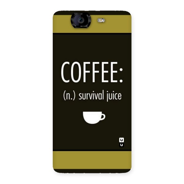 Survival Juice Back Case for Canvas Knight A350