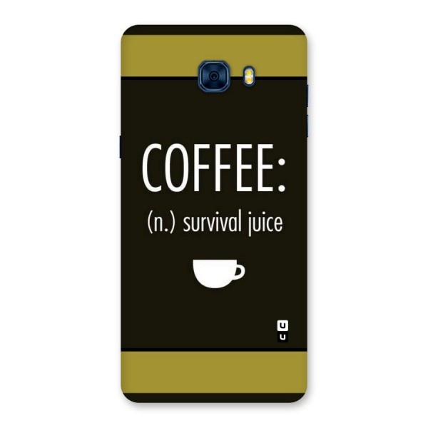 Survival Juice Back Case for Galaxy C7 Pro