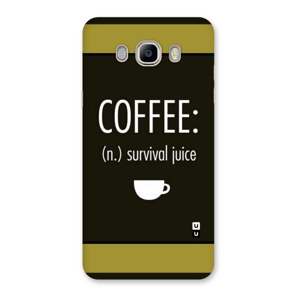 Survival Juice Back Case for Galaxy On8