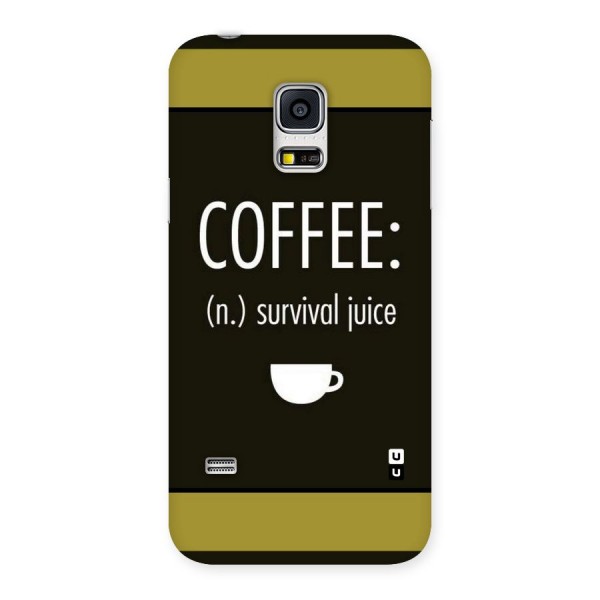 Survival Juice Back Case for Galaxy S5 Mini