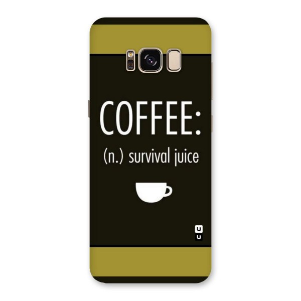 Survival Juice Back Case for Galaxy S8