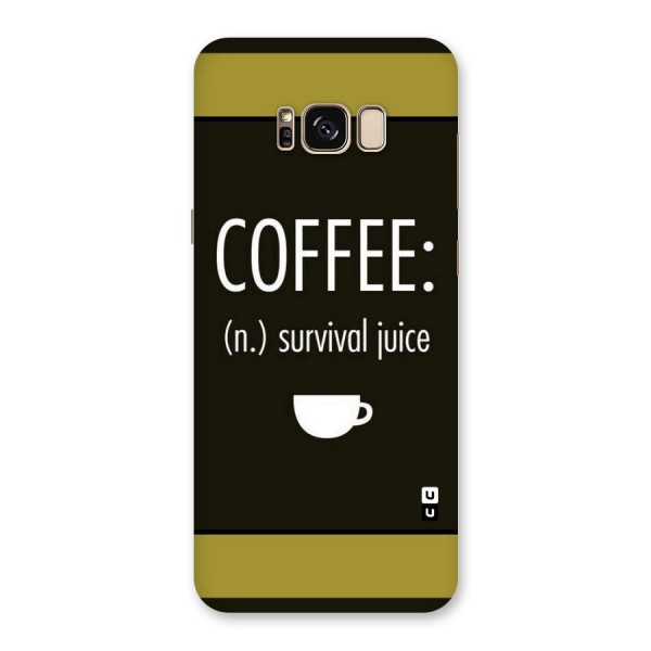 Survival Juice Back Case for Galaxy S8 Plus