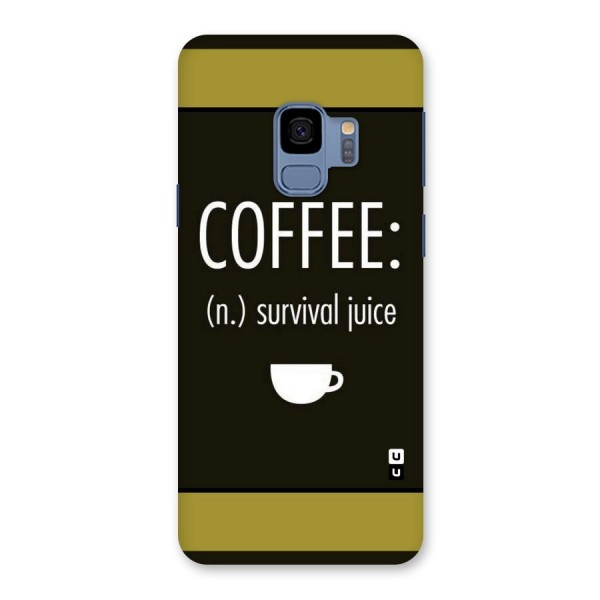 Survival Juice Back Case for Galaxy S9