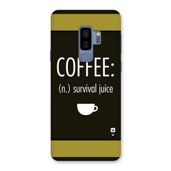 Survival Juice Back Case for Galaxy S9 Plus