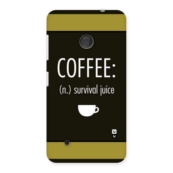 Survival Juice Back Case for Lumia 530