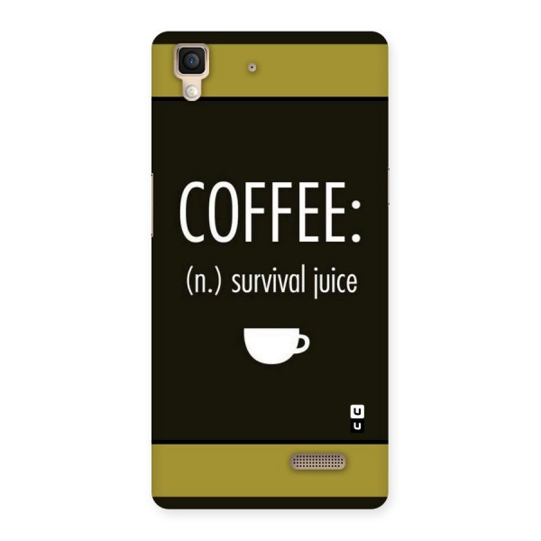 Survival Juice Back Case for Oppo R7