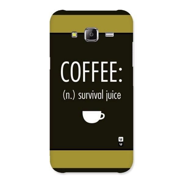 Survival Juice Back Case for Samsung Galaxy J5