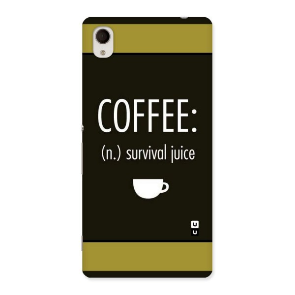 Survival Juice Back Case for Sony Xperia M4