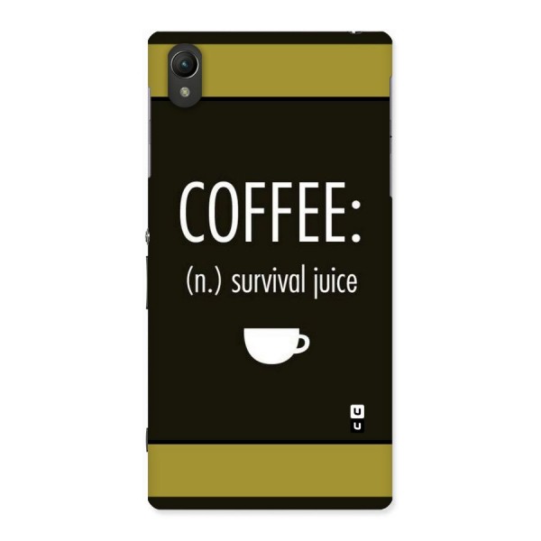 Survival Juice Back Case for Sony Xperia Z1