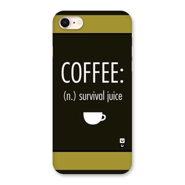Survival Juice Back Case for iPhone 8