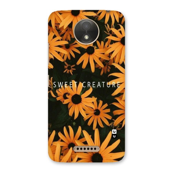 Sweet Creature Back Case for Moto C Plus