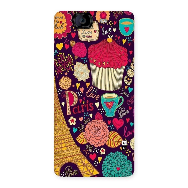 Sweet Love Back Case for Canvas Knight A350