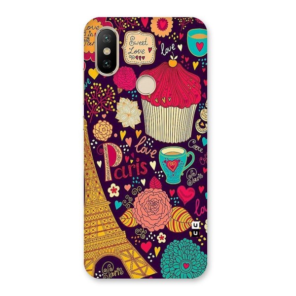 Sweet Love Back Case for Mi A2