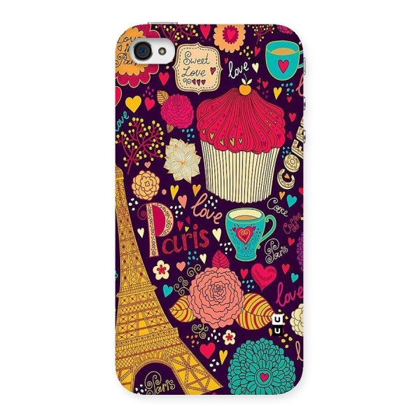 Sweet Love Back Case for iPhone 4 4s