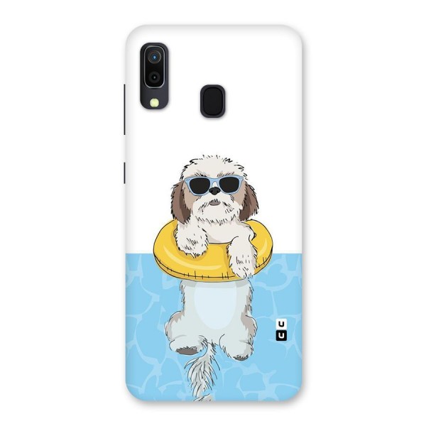 Swimming Doggo Back Case for Galaxy A20