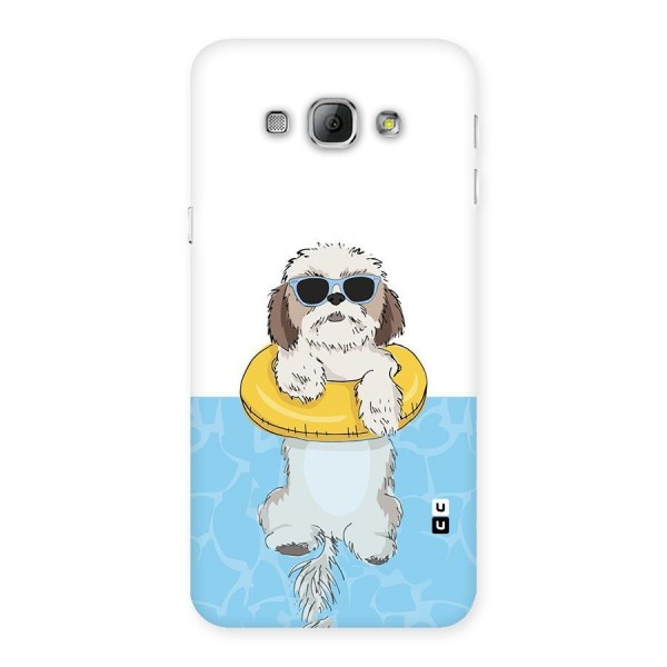 Swimming Doggo Back Case for Galaxy A8