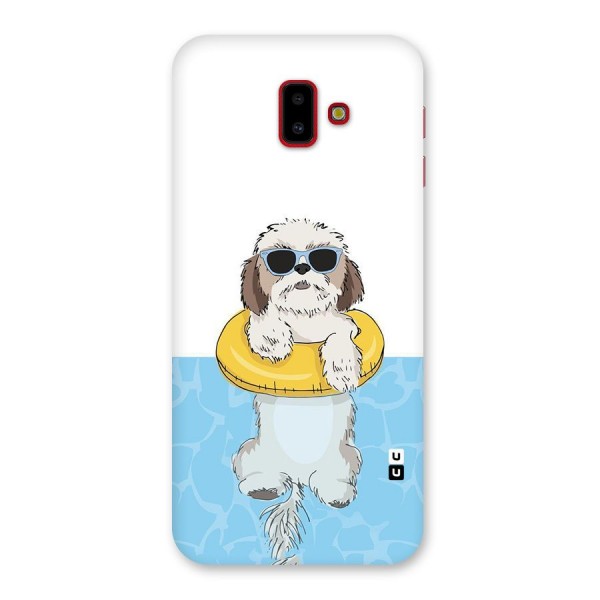 Swimming Doggo Back Case for Galaxy J6 Plus