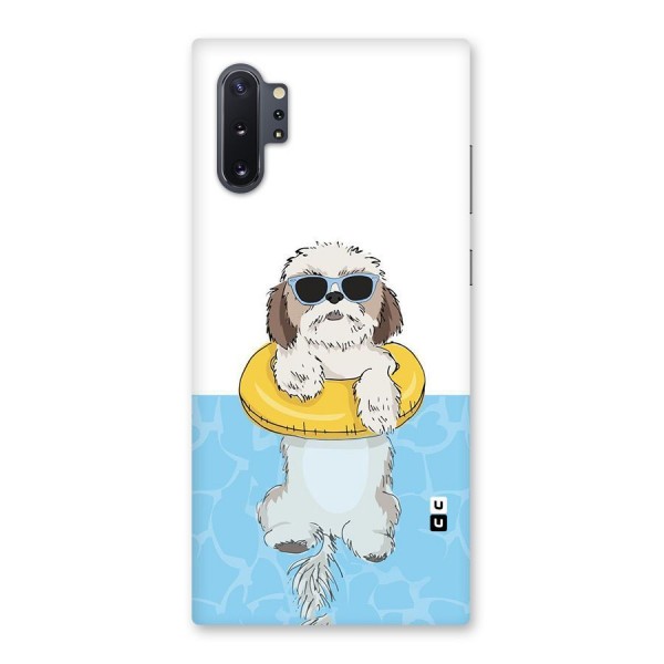 Swimming Doggo Back Case for Galaxy Note 10 Plus