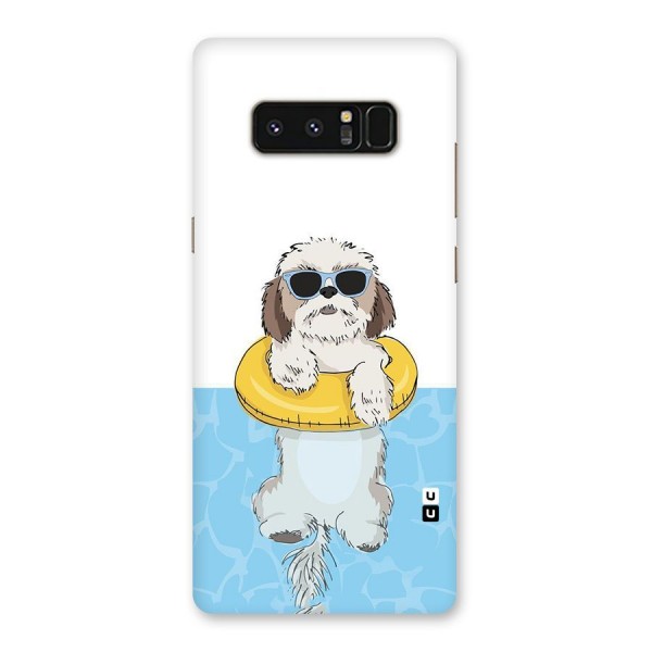 Swimming Doggo Back Case for Galaxy Note 8