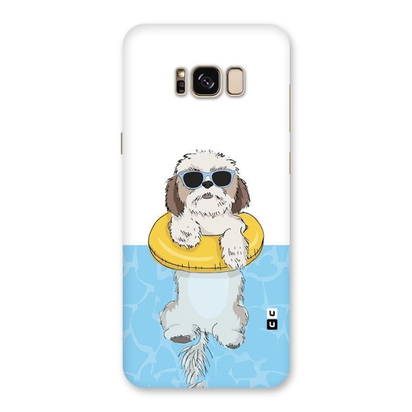 Swimming Doggo Back Case for Galaxy S8 Plus