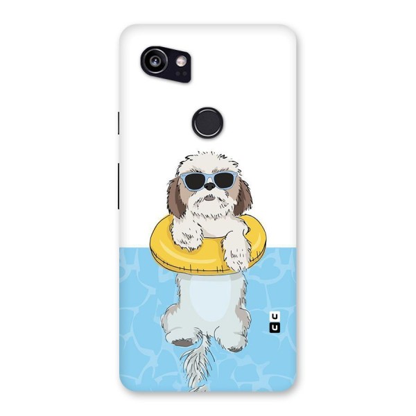 Swimming Doggo Back Case for Google Pixel 2 XL