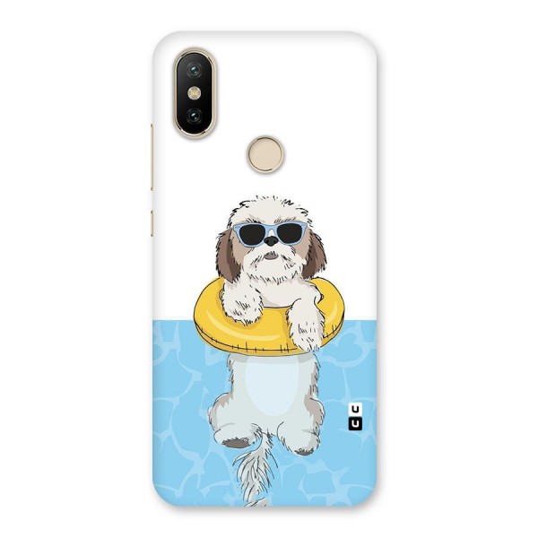 Swimming Doggo Back Case for Mi A2