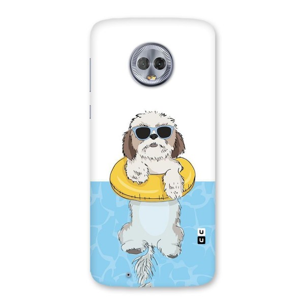 Swimming Doggo Back Case for Moto G6