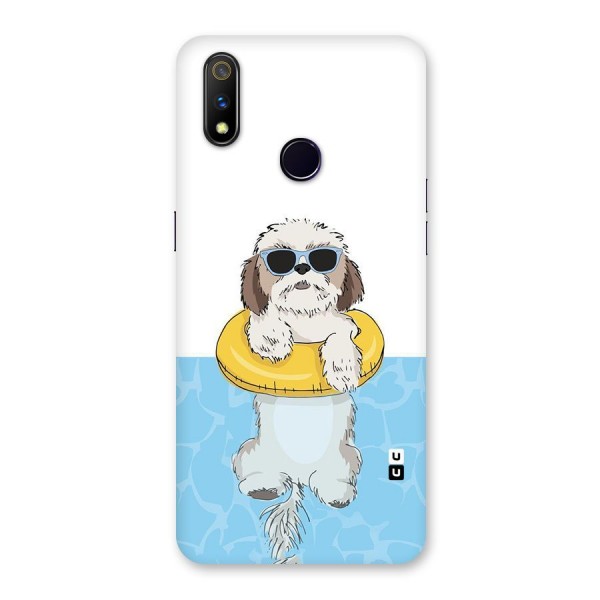 Swimming Doggo Back Case for Realme 3 Pro