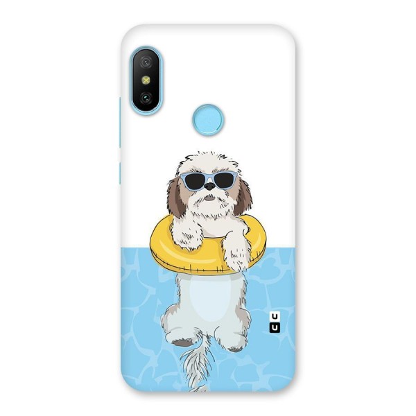 Swimming Doggo Back Case for Redmi 6 Pro