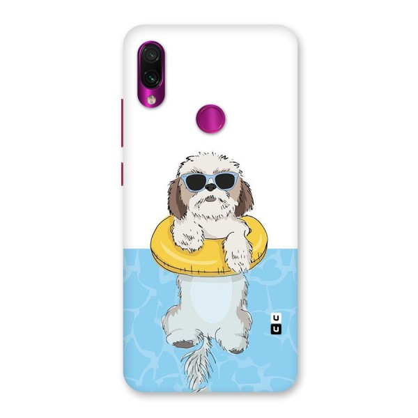 Swimming Doggo Back Case for Redmi Note 7 Pro