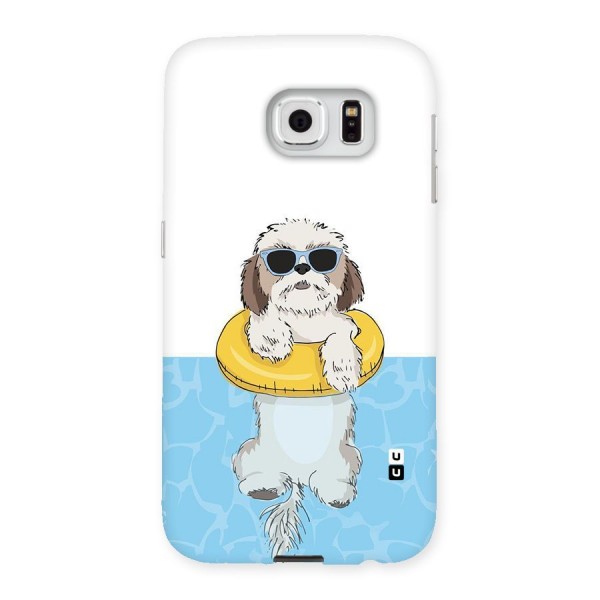 Swimming Doggo Back Case for Samsung Galaxy S6