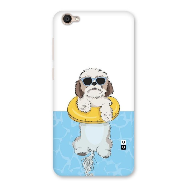 Swimming Doggo Back Case for Vivo Y55s