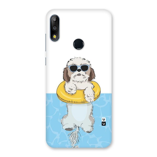 Swimming Doggo Back Case for Zenfone Max Pro M2