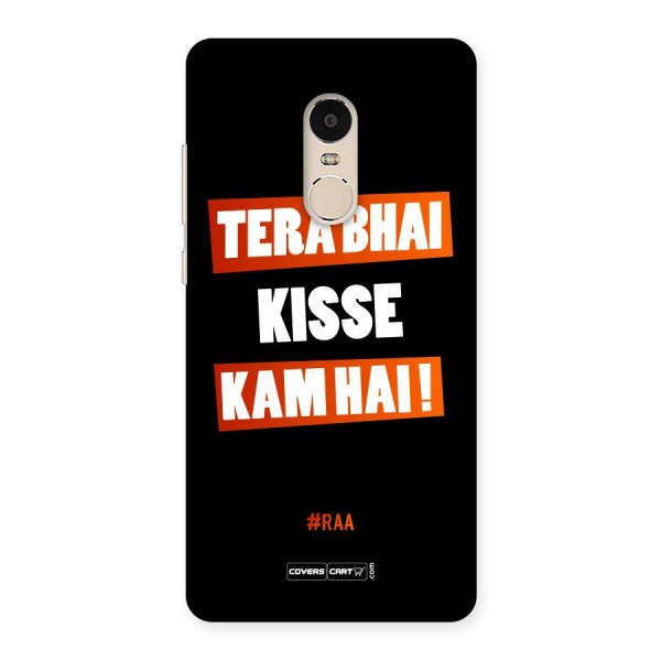 Tera Bhai Raftaar Back Case for Xiaomi Redmi Note 4