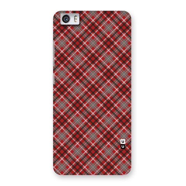 Textile Check Pattern Back Case for Xiaomi Redmi Mi5