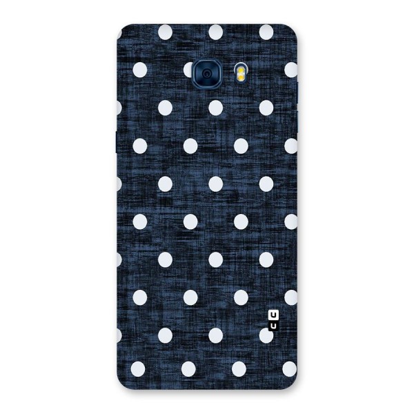 Textured Dots Back Case for Galaxy C7 Pro