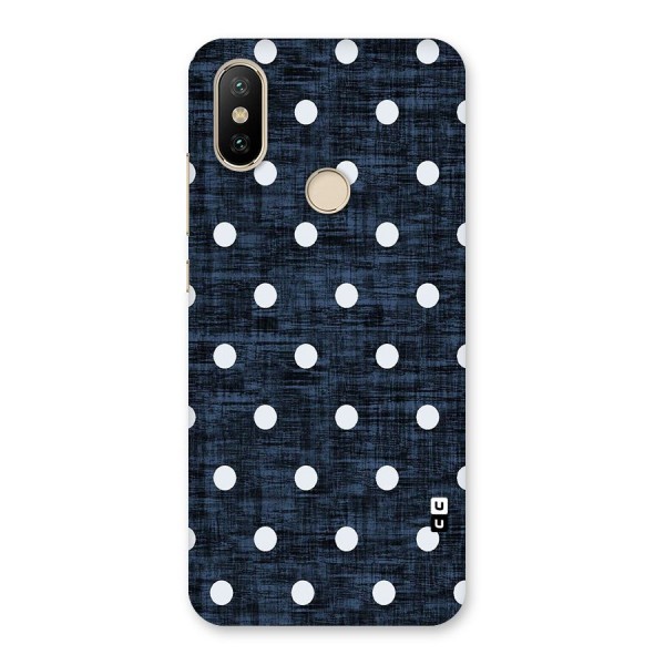 Textured Dots Back Case for Mi A2