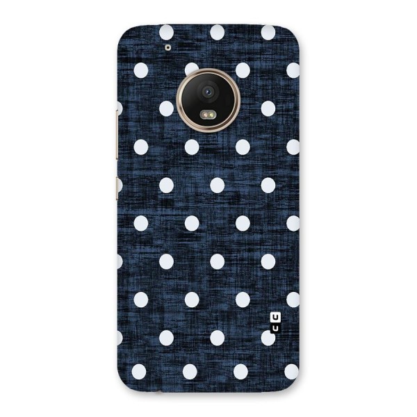 Textured Dots Back Case for Moto G5 Plus