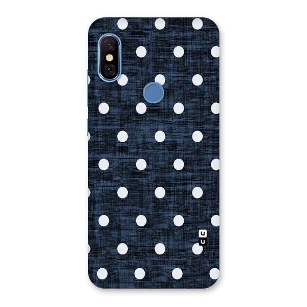 Textured Dots Back Case for Redmi Note 6 Pro