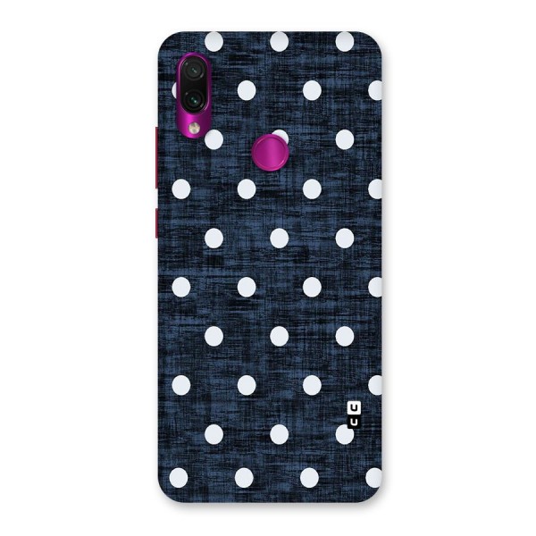 Textured Dots Back Case for Redmi Note 7 Pro