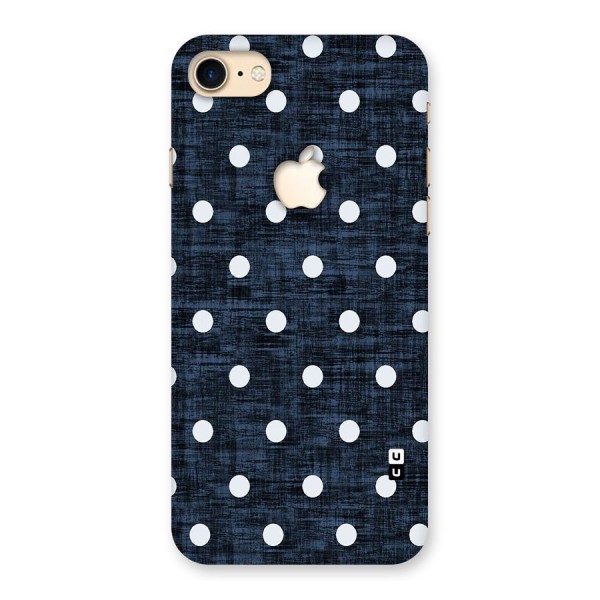 Textured Dots Back Case for iPhone 7 Apple Cut