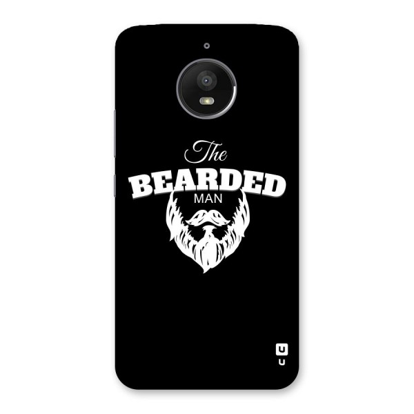 The Bearded Man Back Case for Moto E4 Plus