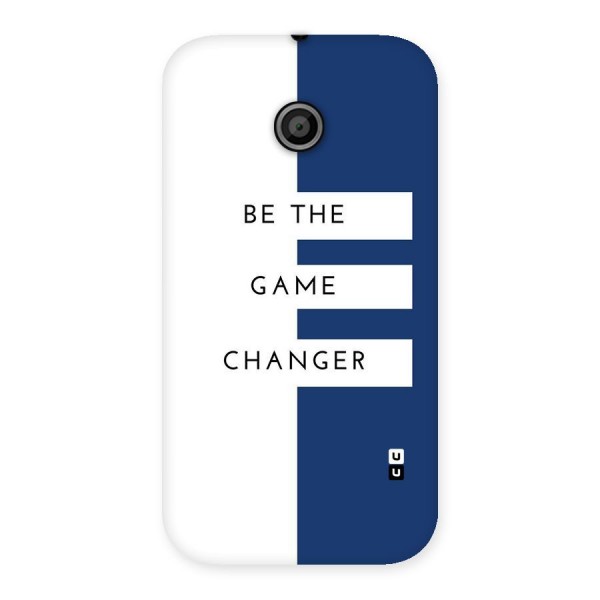 The Game Changer Back Case for Moto E